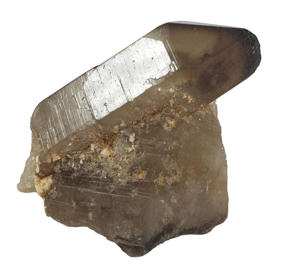 Rough Smoky Quartz Point | Cut & Polished Crystals | Crystal Obelisks & Natural Points