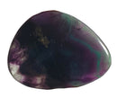 Purple and Green Fluorite Thumb Stone | Cut & Polished Crystals | Polished Crystal Thumb Stones