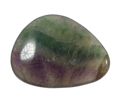 Green and Purple Fluorite Thumb Stone | Cut & Polished Crystals | Polished Crystal Thumb Stones