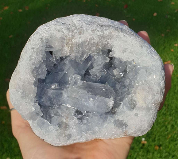 Celestite Geode (Large) | Natural Crystals | Crystal Geodes