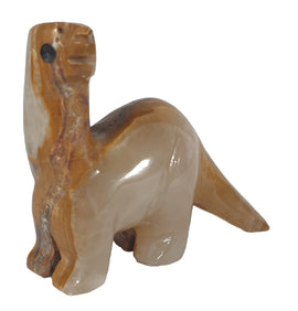 Onyx Stone Brontosaurus (Large) | Crystal Carvings | Carved Crystal Animals