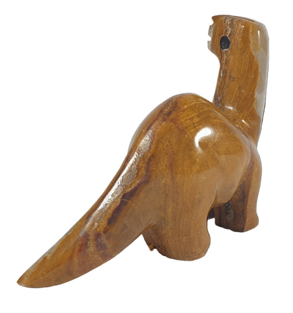 Onyx Stone Brontosaurus (Large) | Crystal Carvings | Carved Crystal Animals