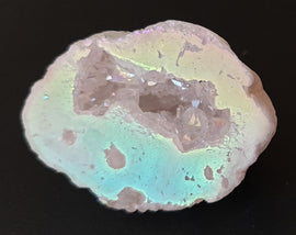Angel Aura Quartz Geode (Small) | Natural Crystals | Crystal Geodes