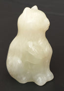 New Jade Cat | Crystal Carvings | Carved Crystal Animals