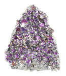 Violet and Silver Aura Quartz Cluster | Natural Crystals | Natural Crystal Clusters