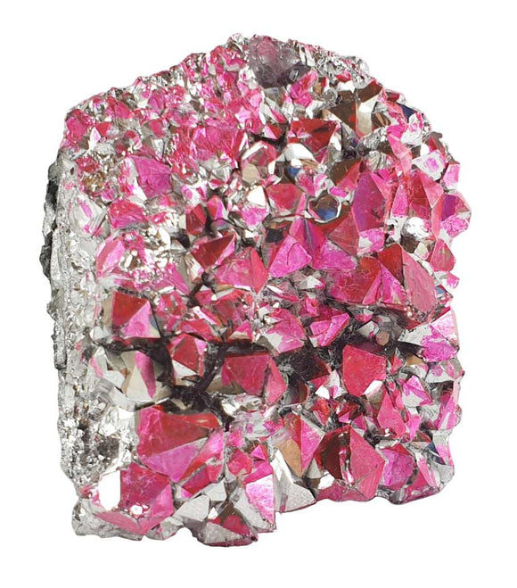 Pink and Silver Aura Quartz Rough Cluster | Natural Crystals | Natural Crystal Clusters