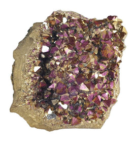 Gold and Purple Aura Quartz Cluster | Natural Crystals | Natural Crystal Clusters
