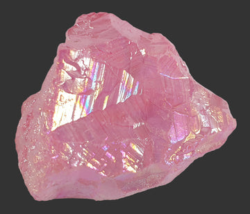 Pink Aura Quartz Rough Crystal Chunk (x1) | Natural Crystals | Raw Crystal Chunks