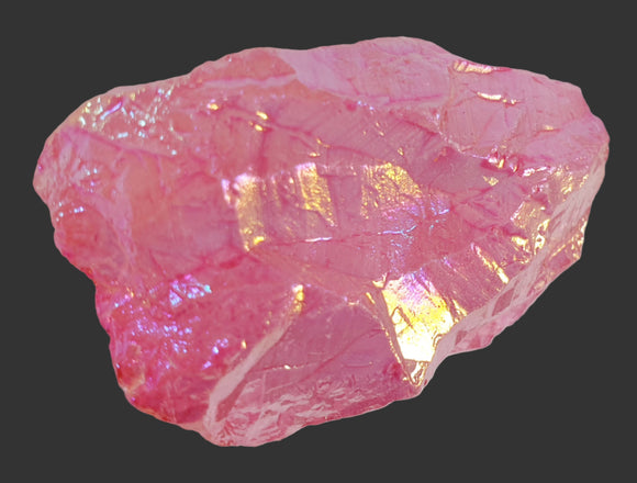 Pink Aura Quartz Rough Crystal Chunk (x1) | Natural Crystals | Raw Crystal Chunks