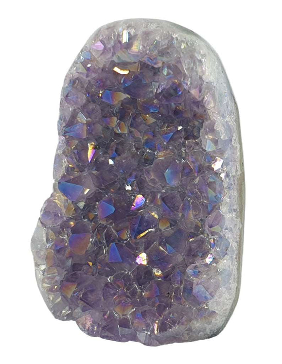 Mini Aura Amethyst Standing Cluster | Natural Crystals | Natural Crystal Clusters