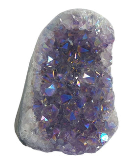 Mini Aura Amethyst Standing Cluster | Natural Crystals | Natural Crystal Clusters