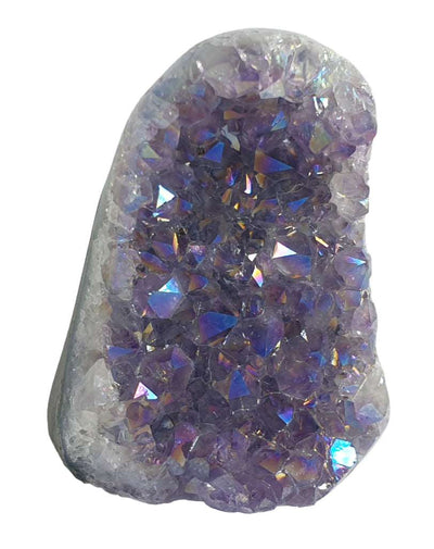 Mini Aura Amethyst Standing Cluster | Natural Crystals | Natural Crystal Clusters