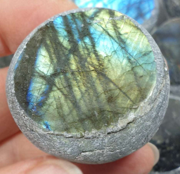 Labradorite Flash Dragon Egg x 1 | Crystal Carvings | Polished Crystal Eggs