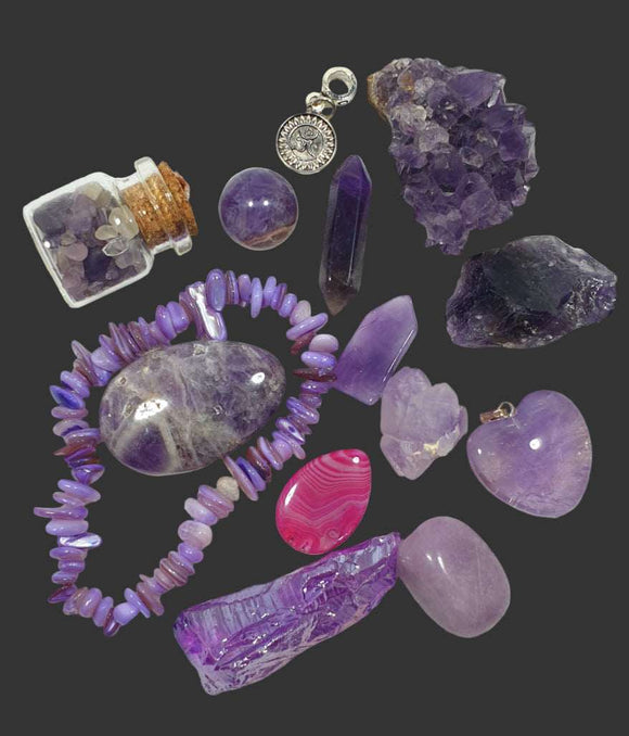 Spiritual Purpose Crystal Gift Box | Natural Crystals | Crystal Geodes
