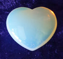Opalite Heart | Crystal Carvings | Polished Crystal Hearts