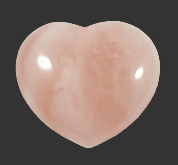 Rose Quartz Heart | Crystal Carvings | Polished Crystal Hearts