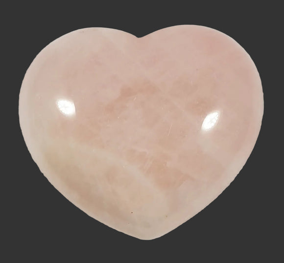 Rose Quartz Heart | Crystal Carvings | Polished Crystal Hearts