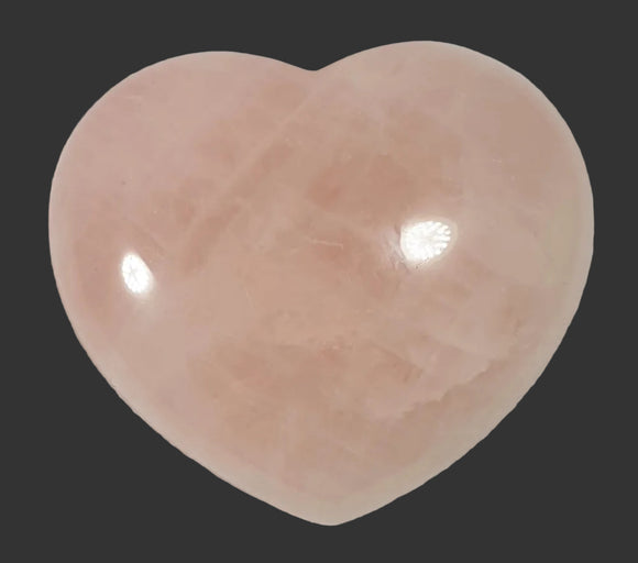 Rose Quartz Heart | Crystal Carvings | Polished Crystal Hearts