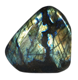 Green Blue Flash Labradorite Freeform (Large) | Cut & Polished Crystals | Polished Freeform Crystals