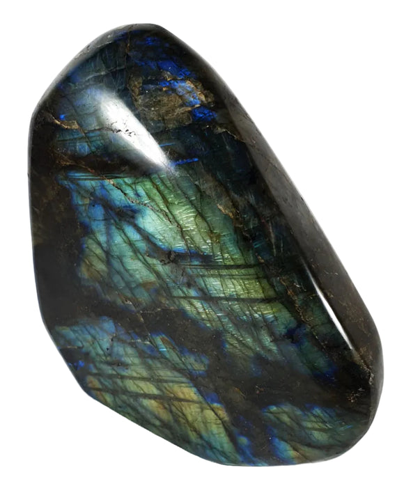 Green Blue Flash Labradorite Freeform (Large) | Cut & Polished Crystals | Polished Freeform Crystals