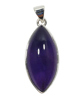 Marquise Amethyst Pendant | Crystal Jewellery | Crystal Pendants