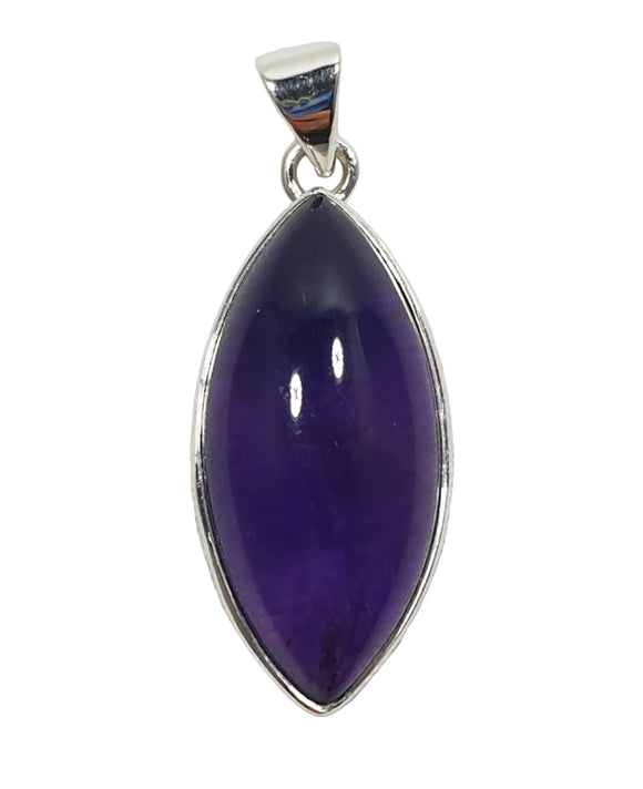 Marquise Amethyst Pendant | Crystal Jewellery | Crystal Pendants