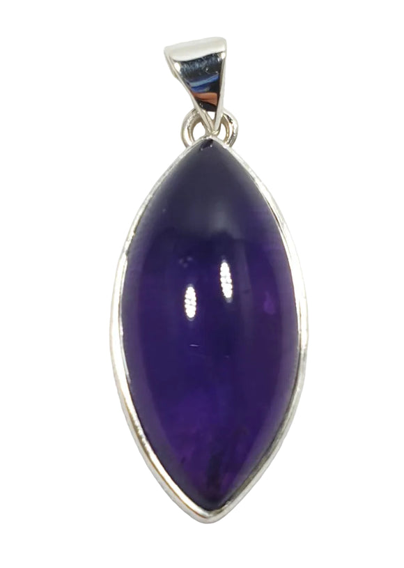 Marquise Amethyst Pendant | Crystal Jewellery | Crystal Pendants