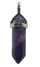 Chevron Amethyst Point Pendant | Crystal Jewellery | Point Pendants
