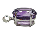 Amethyst Faceted Oval Pendant (Large) | Crystal Jewellery | Crystal Pendants