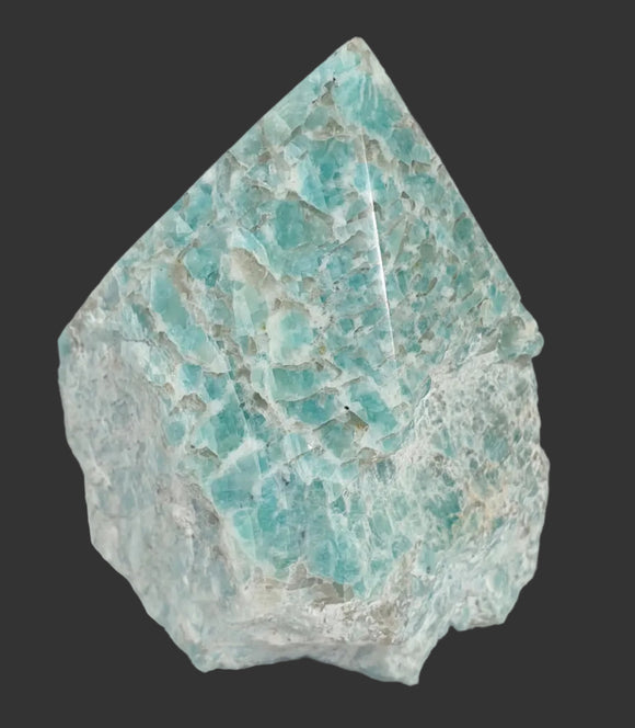 Amazonite Generator Point | Cut & Polished Crystals | Crystal Obelisks & Natural Points