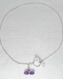 Amethyst Double Terminated Toggle Necklace | Crystal Jewellery | Crystal Pendants