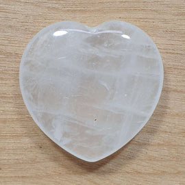 Mini Quartz Heart | Crystal Carvings | Polished Crystal Hearts