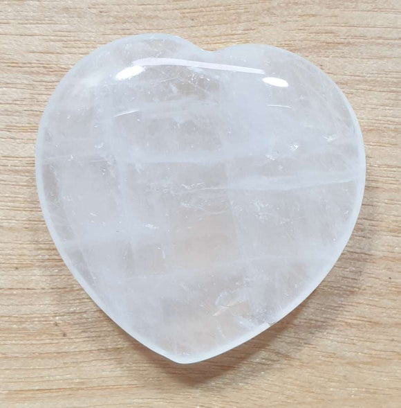 Mini Quartz Heart | Crystal Carvings | Polished Crystal Hearts