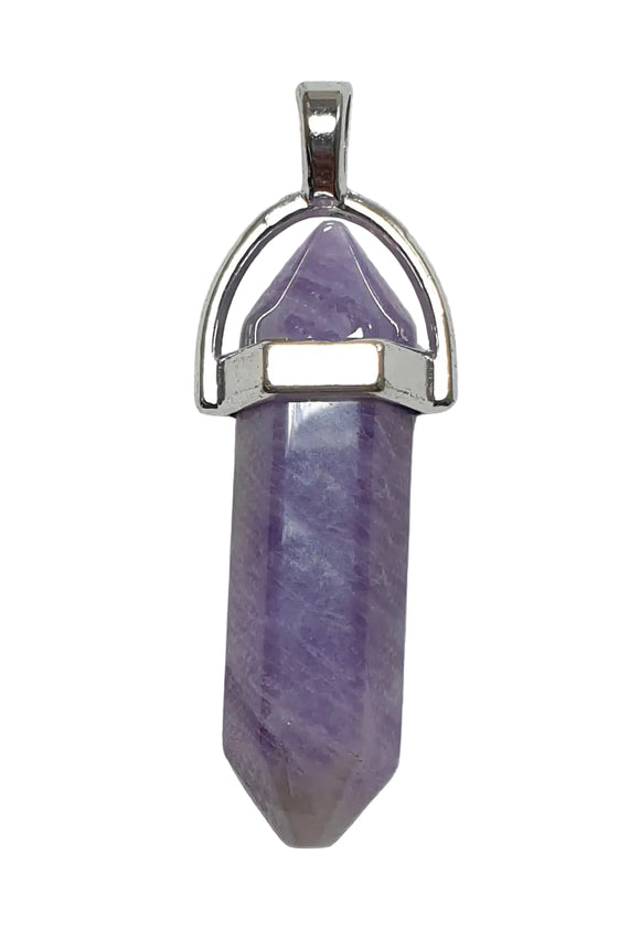 Amethyst Point Pendant | Crystal Jewellery | Point Pendants