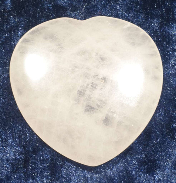 Rose Quartz Heart Thumb Stone | Cut & Polished Crystals | Polished Crystal Thumb Stones
