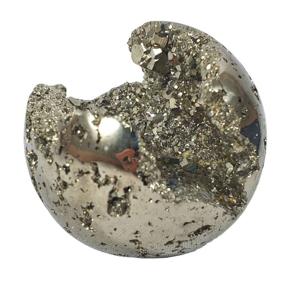 Pyrite Sphere Cluster | Crystal Carvings | Polished Crystal Spheres