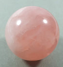 Rose Quartz Sphere | Crystal Carvings | Polished Crystal Spheres