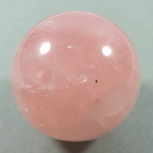 Rose Quartz Sphere | Crystal Carvings | Polished Crystal Spheres