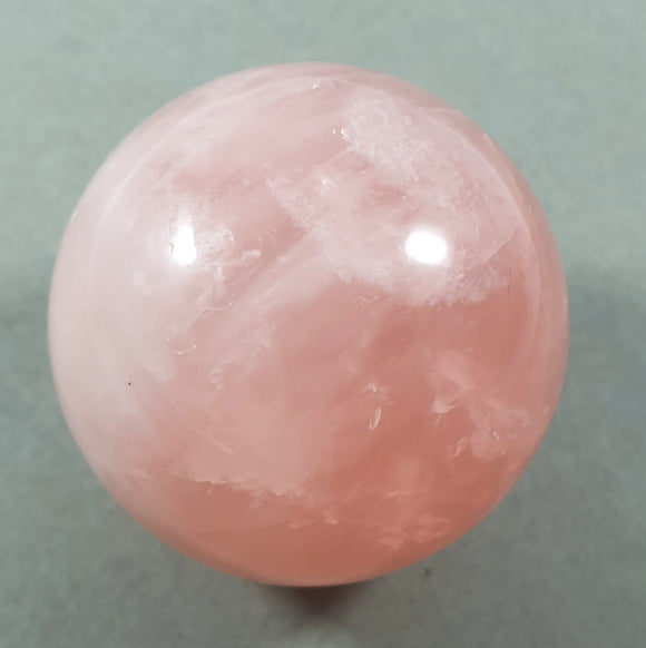 Rose Quartz Sphere | Crystal Carvings | Polished Crystal Spheres