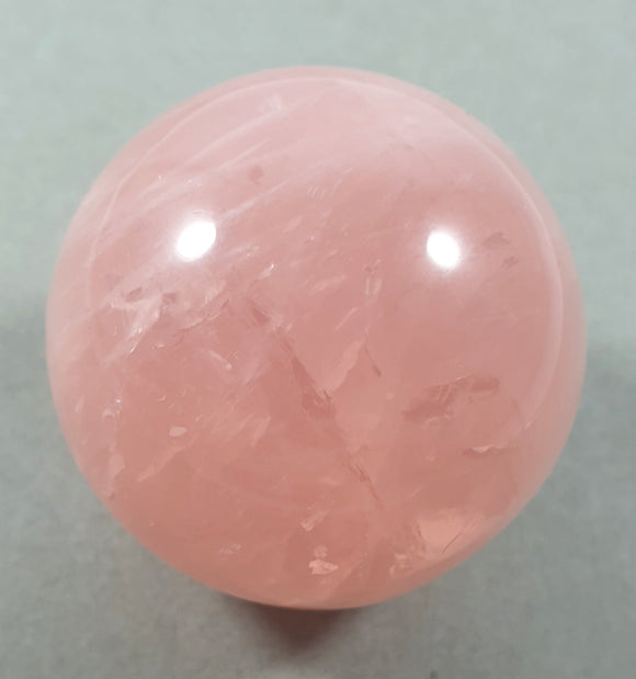 Rose Quartz Sphere | Crystal Carvings | Polished Crystal Spheres