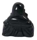 Black Obsidian Happiness Buddha (S/M) | Crystal Carvings | Hand Carved Buddhas