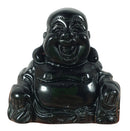 Black Obsidian Happiness Buddha (S/M) | Crystal Carvings | Hand Carved Buddhas