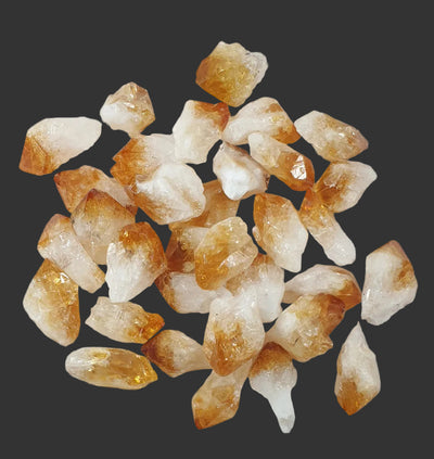 Citrine Rough Points (x3) | Cut & Polished Crystals | Crystal Obelisks & Natural Points