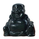 Black Obsidian Happiness Buddha (S/M) | Crystal Carvings | Hand Carved Buddhas