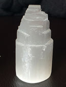 Mini Selenite Tower | Cut & Polished Crystals | Crystal Obelisks & Natural Points