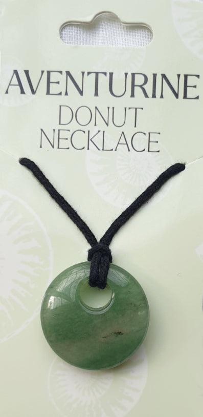 Aventurine Donut Necklace