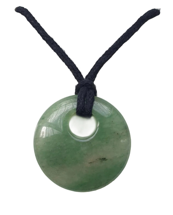 Aventurine Donut Necklace | Crystal Jewellery | Crystal Necklaces