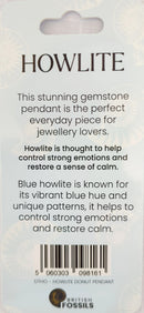 Turquoise Howlite Donut Necklace-3