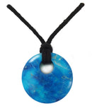 Turquoise Howlite Donut Necklace-1