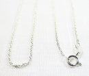 24" Fine Silver Cable Chain | Chains & Neck Cords